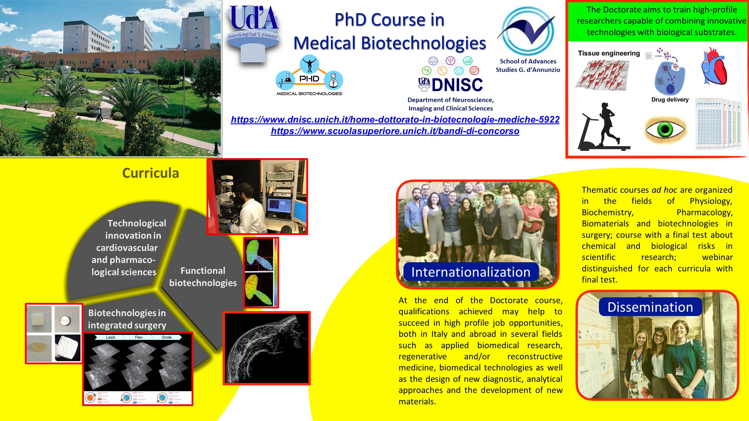 PhD Course in Medical Biotechnologies